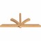 Ekena Millwork Redmond Smooth Timber Gable Bracket, Western Red Cedar, 72"W x 33"H x 3 1/2"D x 3 1/2"F, 11/12 Pitch GBW072X33X0404RED00SWR - alternate 3